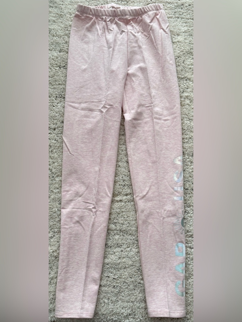 Gap Kids Girls Pink Logo Leggings XXL 14-16 Cotton Blend Stretch Pants NWT